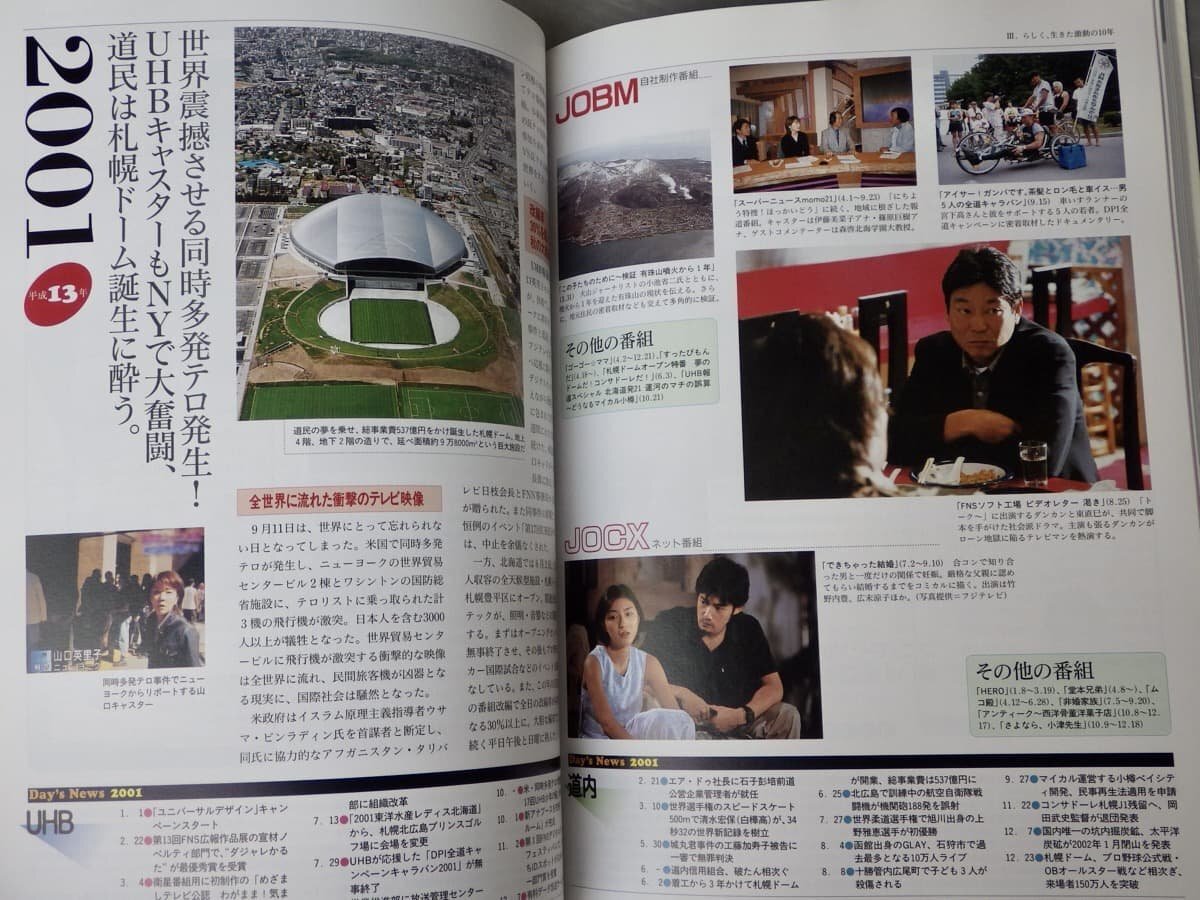 【社史】北海道文化放送30年史 1972～2001◆発行 UHB北海道文化放送/2002年_画像7