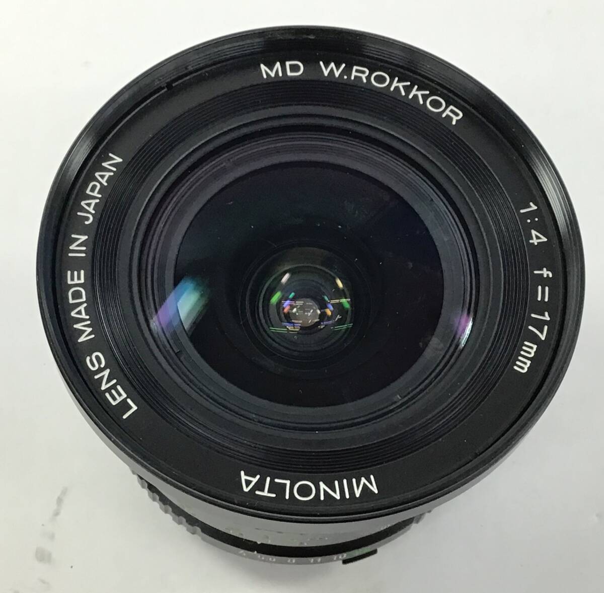 MINOLTA XD-S カメラ ボディ 黒/ブラック レンズ MD W.ROKKOR 1:4 f=17mm 一眼レフ フィルムカメラ 日本製 ミノルタ_画像8