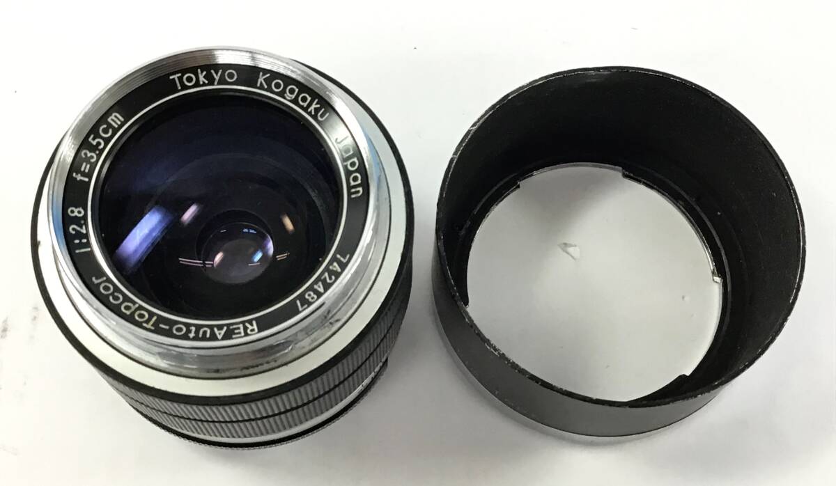TOPCON RE SUPER カメラ ボディ レンズ 1:2.8 f=3.5㎝ Tokyo Kogaku Japan フィルムカメラ 日本製 トプコン 東京光学_画像8