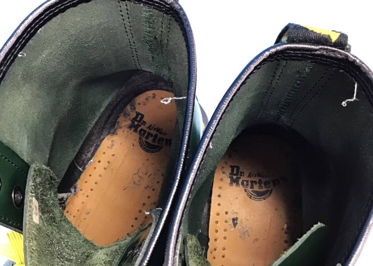 Dr.Martens ブーツ 1460 8ホール UK10 グリーン スムース レザー レースアップ 靴 シューズ ドクターマーチン_画像6