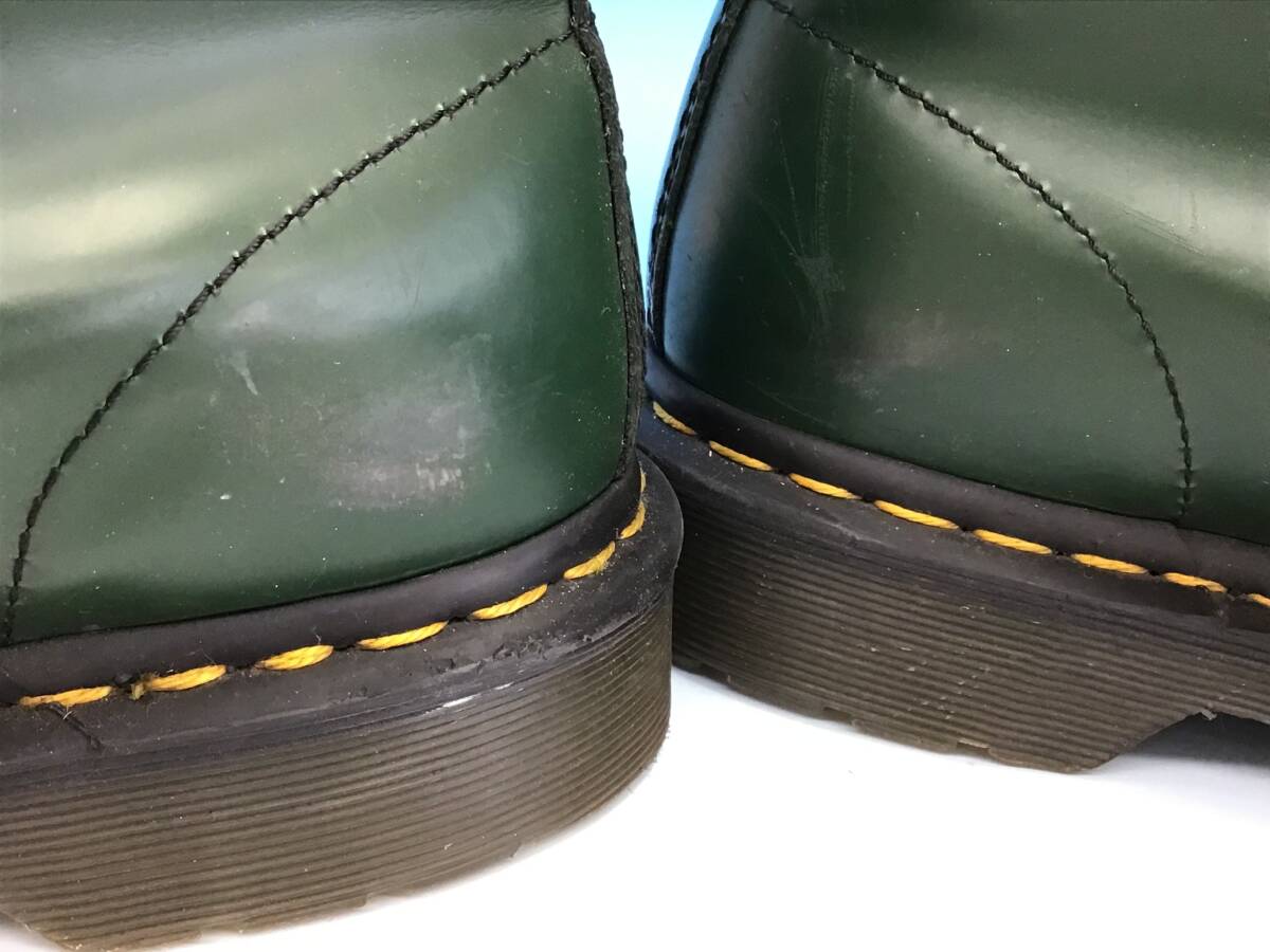 Dr.Martens ブーツ 1460 8ホール UK10 グリーン スムース レザー レースアップ 靴 シューズ ドクターマーチン_画像7