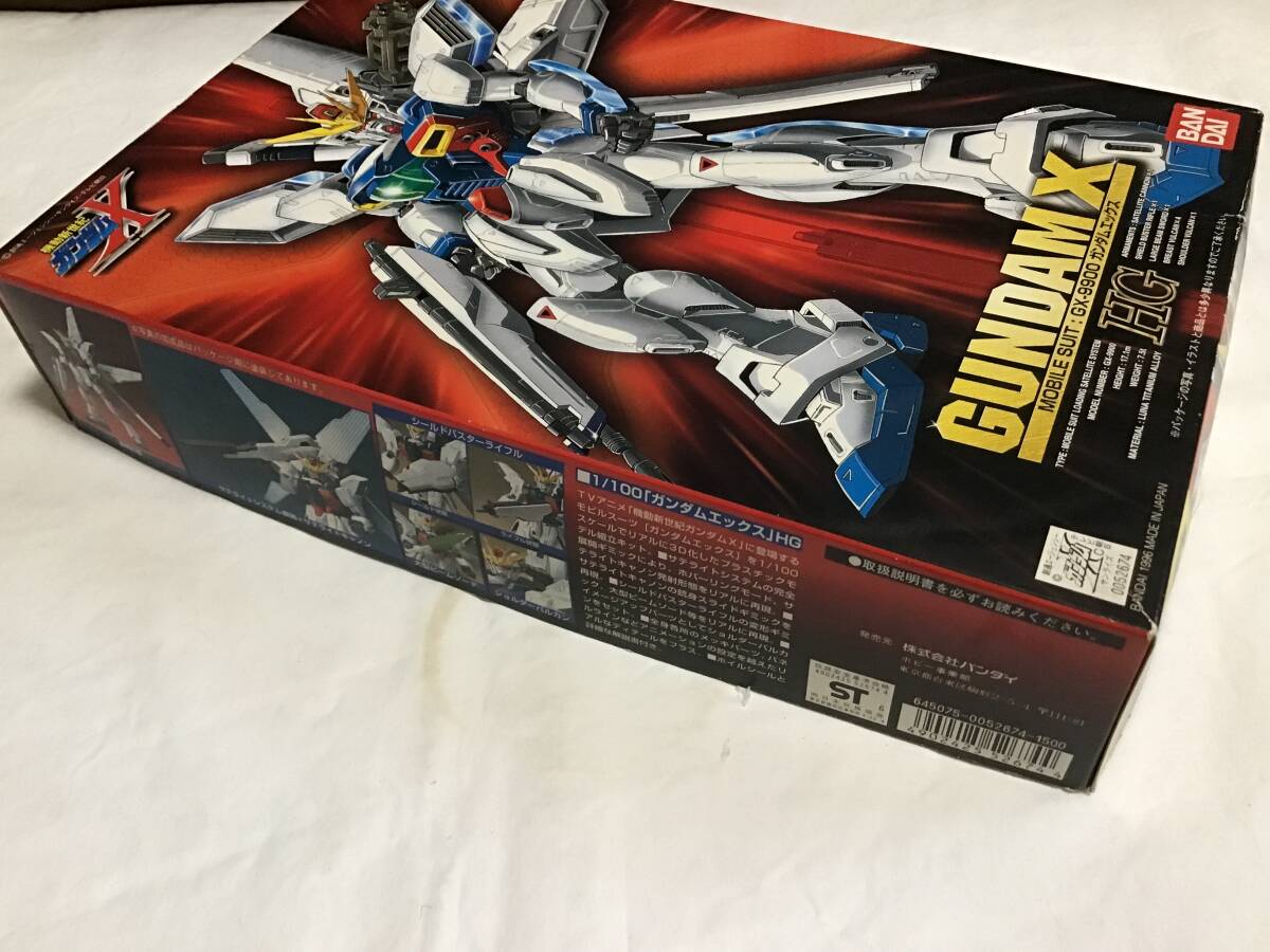 中古　1/100 HG GX-9900 ガンダムエックス 「機動新世紀ガンダムX」 GUNDAM-X SERIES 01 _画像9