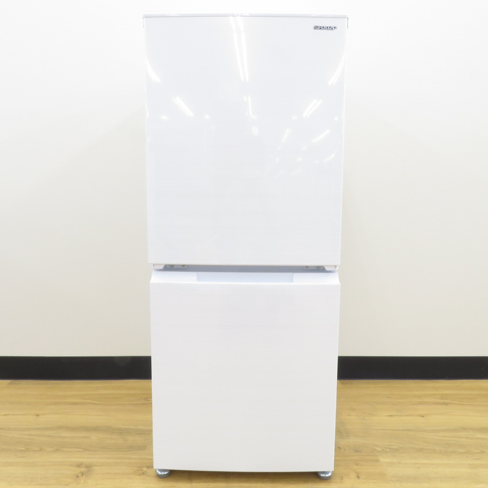SHARP シャープ 冷蔵庫 152L 2ドア つけかえどっちもドア SJ-D15H-W ナチュラルホワイト 2022年製 一人暮らし 洗浄・除菌済み_画像1