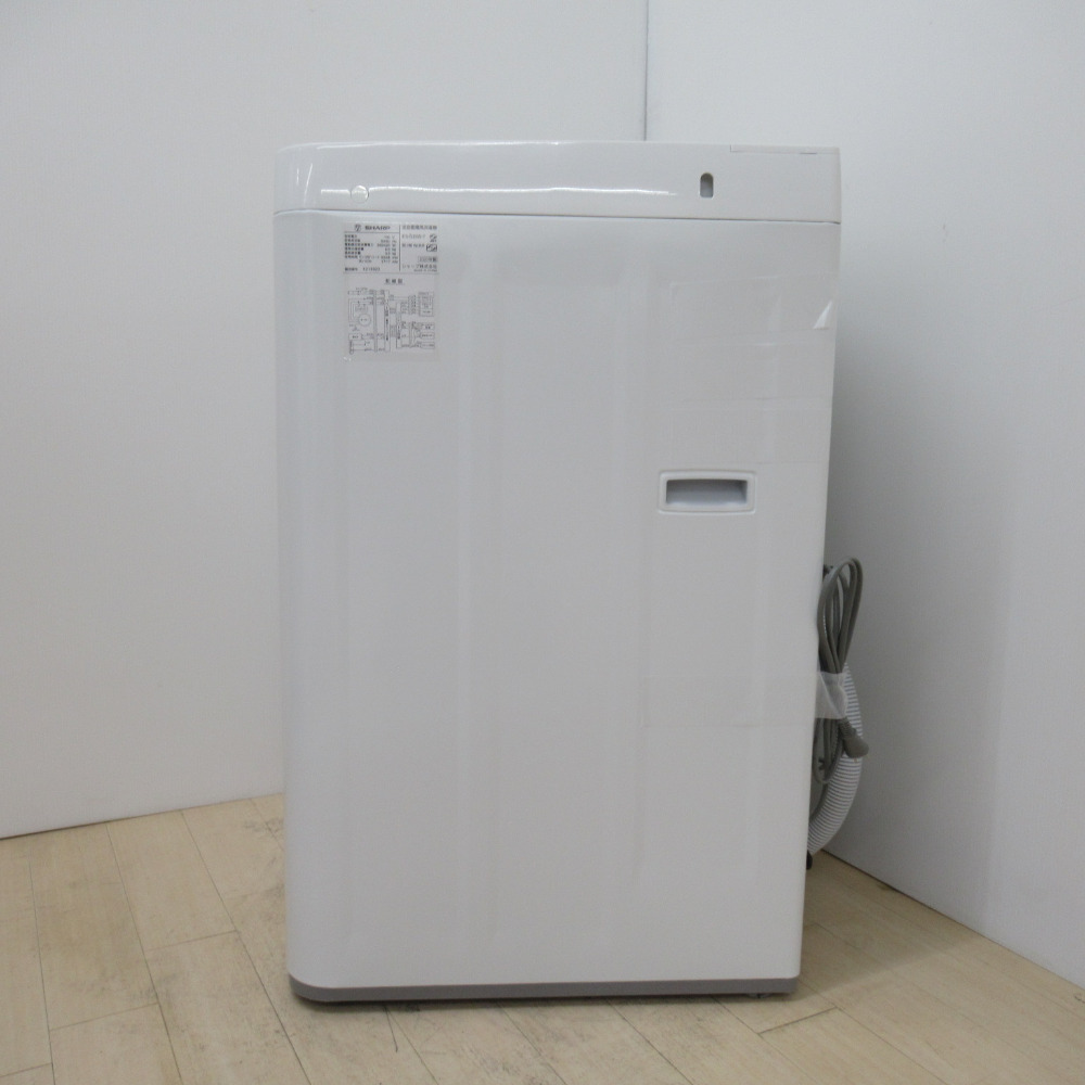 SHARP シャープ 全自動洗濯機 6.0kg ES-GE6D 送風・簡易乾燥 2020年製 ブラウン系 洗浄・除菌済_画像3