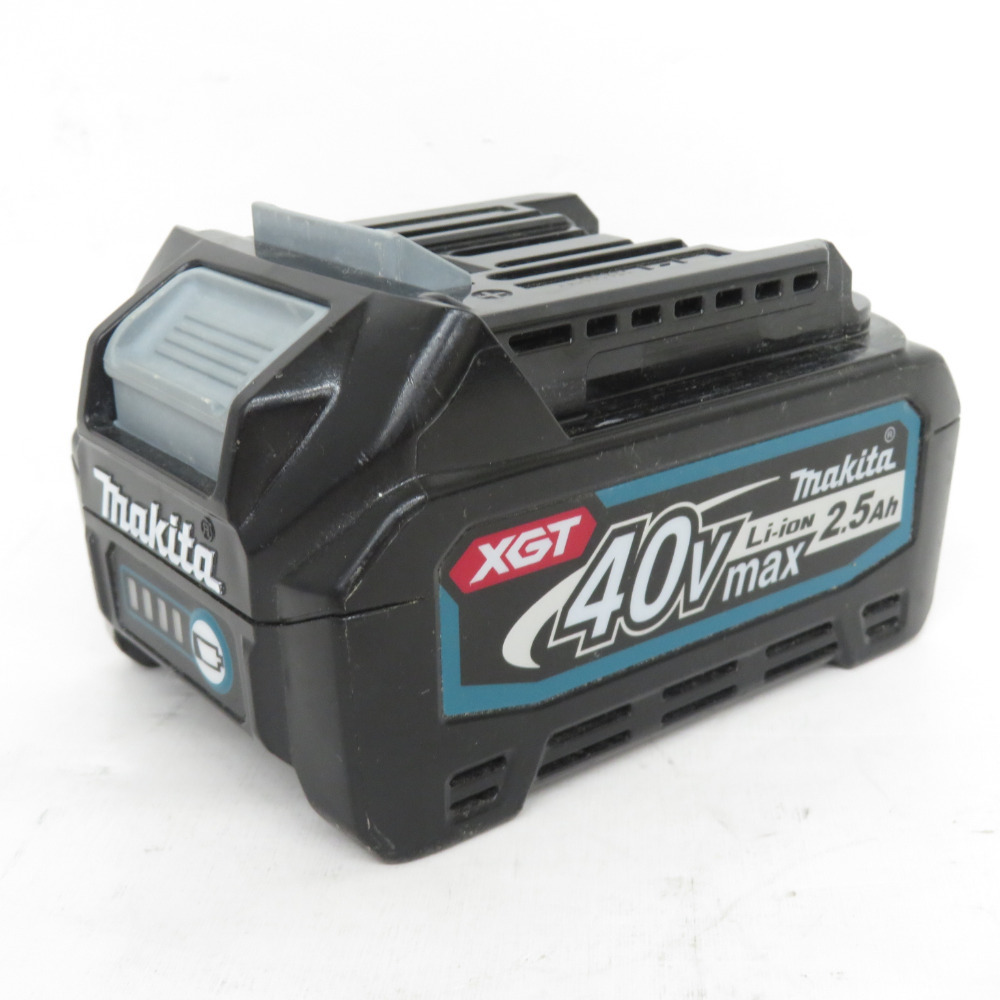 makita マキタ 40Vmax 2.5Ah Li-ionバッテリ 残量表示付 雪マーク付 充電回数42回 BL4025 A-69923 中古_画像1