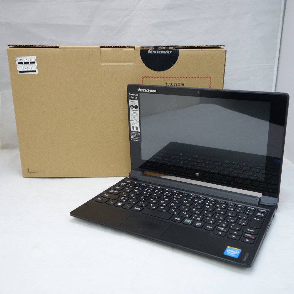 ジャンク品 lenovo (レノボ) ノートパソコン IdeaPad flex 10 Model:20324 Celeron-N2840 メモリ2GB HDD500GB Windows8.1 office2013付き_画像1