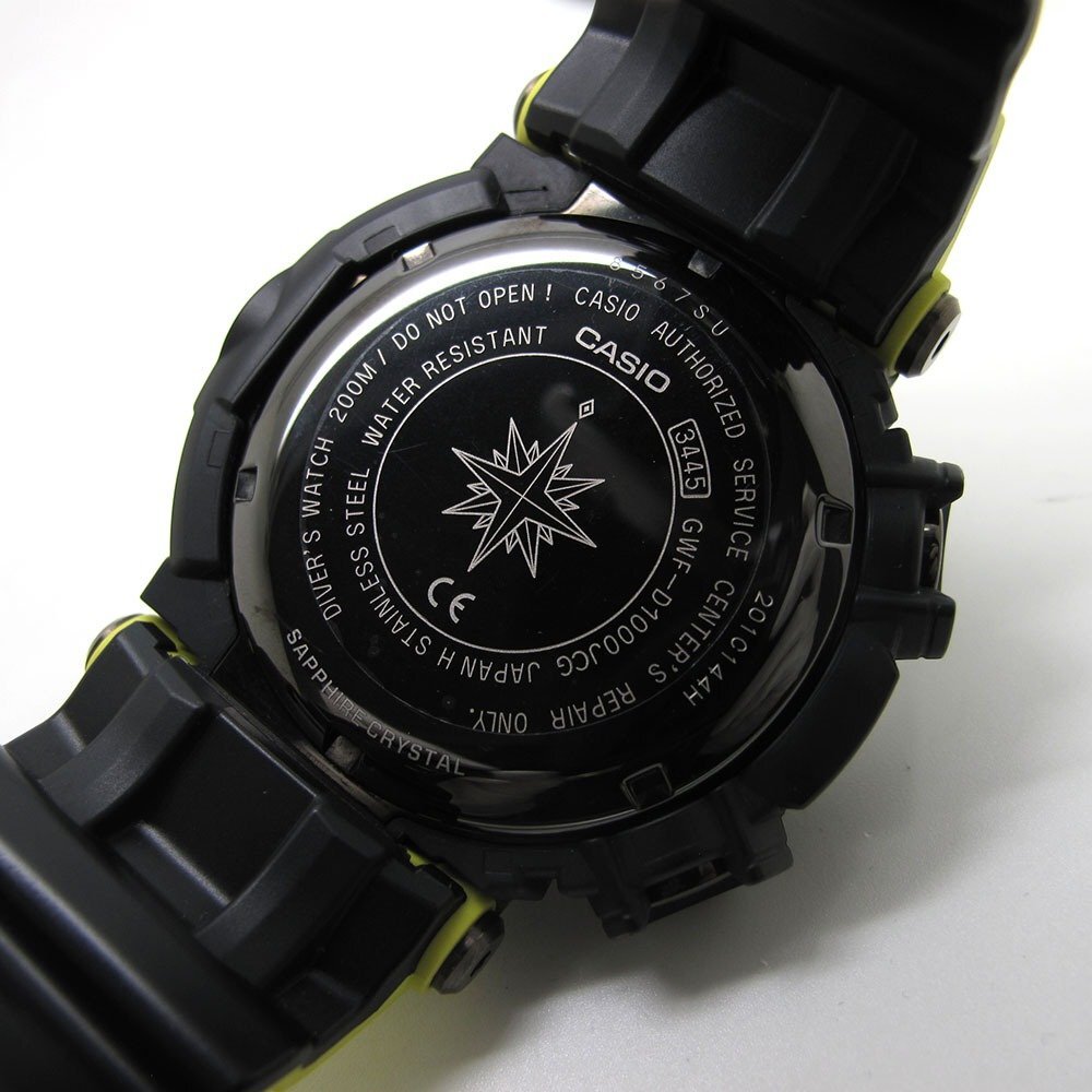 CASIO カシオ 腕時計 G-SHOCK FROGMAN フロッグマン GWF-D1000JCG-9JR 海上保安制度創設70周年 ソーラー電波_画像5