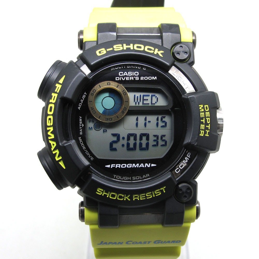 CASIO カシオ 腕時計 G-SHOCK FROGMAN フロッグマン GWF-D1000JCG-9JR 海上保安制度創設70周年 ソーラー電波_画像1