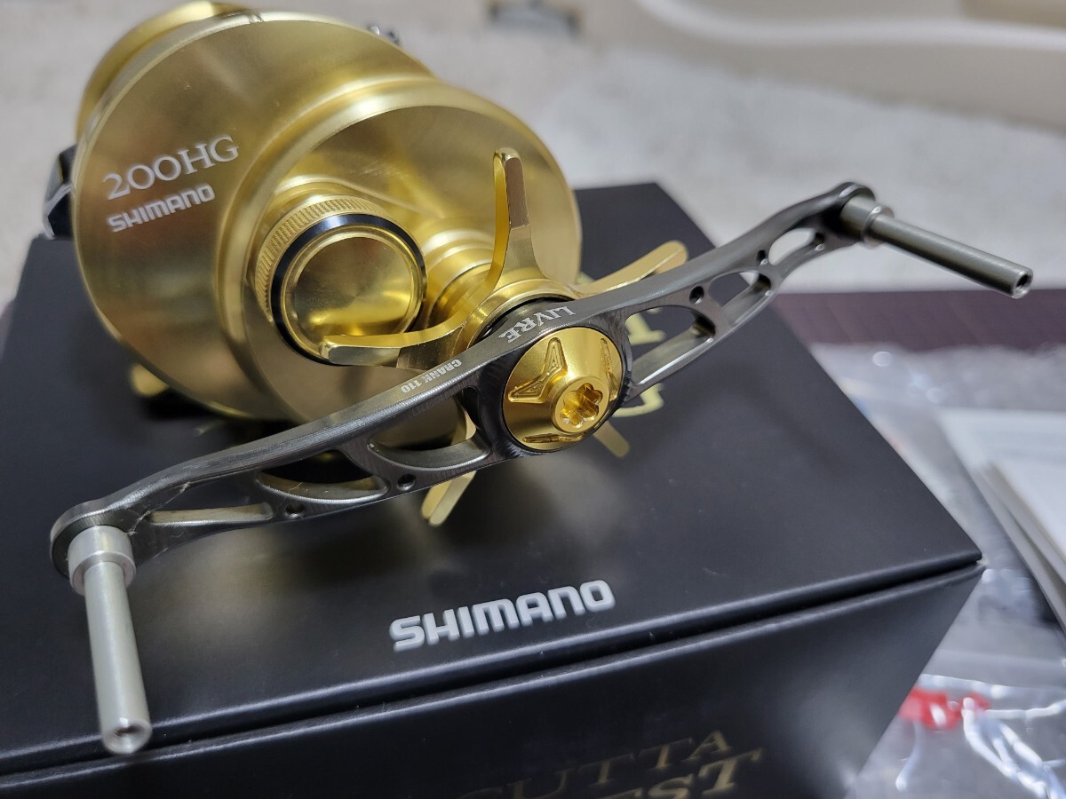 機能良好!!【シマノ 15カルカッタコンクエスト200HG】リブレ 機能良好!!【シマノ 15カルカッタコンクエスト200HG】リブレ