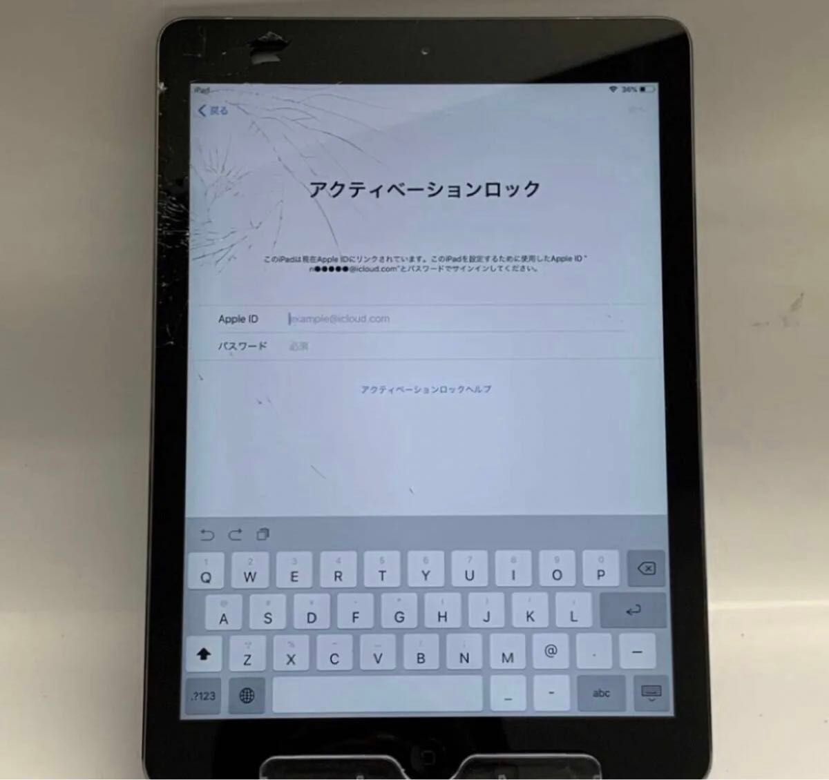 Apple　iPad Air 第1世代　16GB　スペースグレイ　ジャンク品　MD785J/B