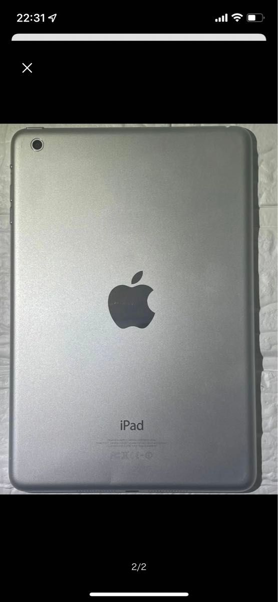 [75]Apple アップル iPad mini 第1世代 7.9インチ Wi-Fiモデル  アクティベーションロック・・・不明