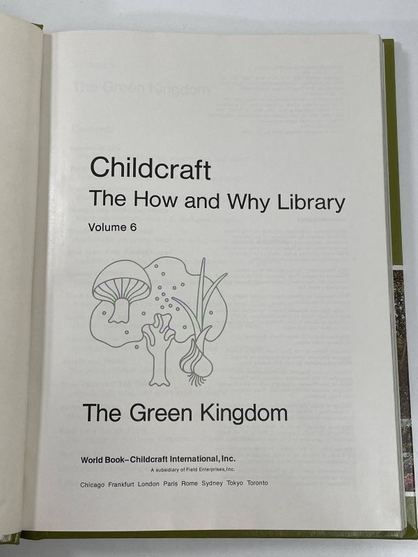 洋書/CHILDCRAFT チャイルドクラフト6 The Green Kingdom　発行年数不明【H77897】_画像2