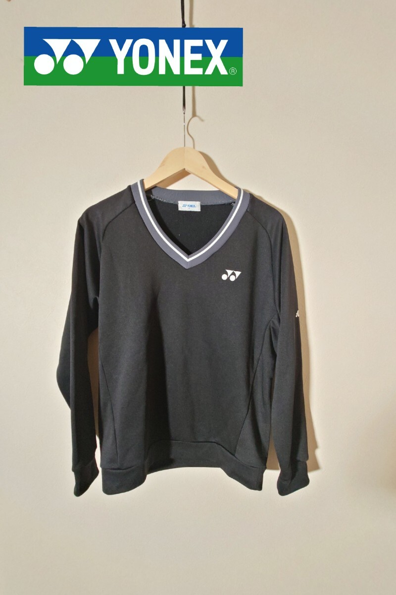 YONEX Yonex jersey - sweat sweat badminton shirt unisex M size sweatshirt black black tennis 