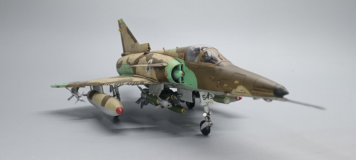 1/48 イスラエル空軍 IAI KFIR 組立塗装済完成品_画像9