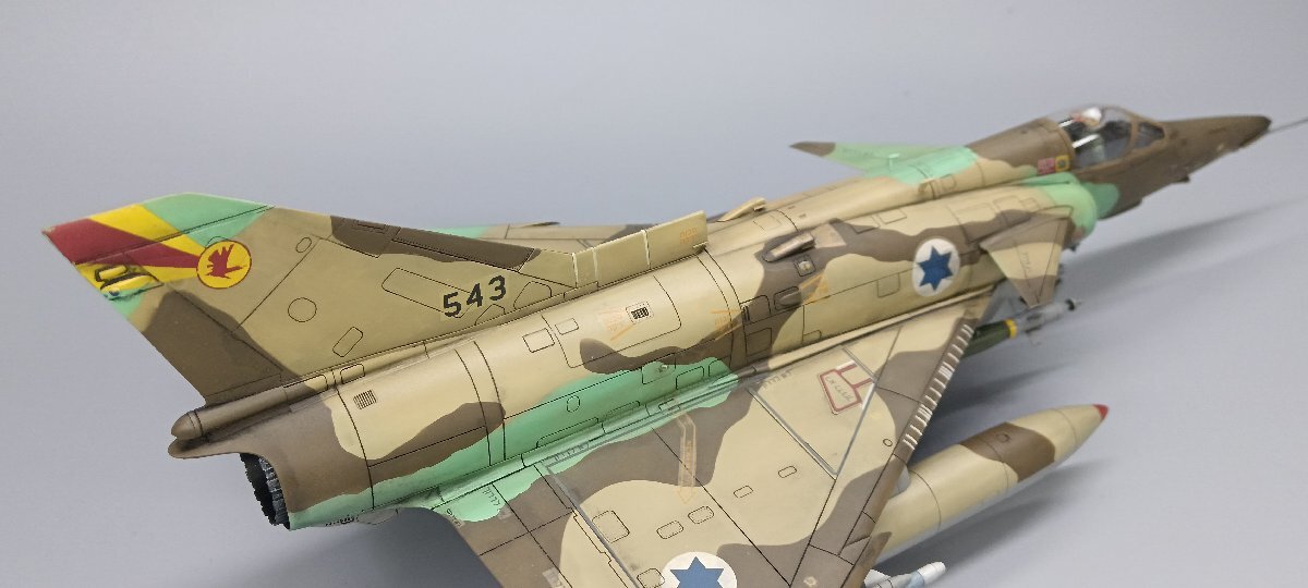 1/48 イスラエル空軍 IAI KFIR 組立塗装済完成品_画像4