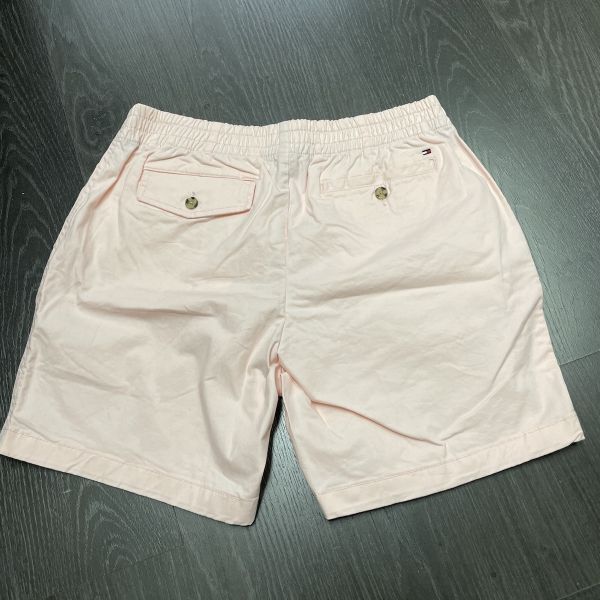 1円スタート[新品未使用] トミーヒルフィガー TOMMY HILFIGER コットンハーフパンツ薄ピンク サイズM ショートパンツ 短パン ショーパンの画像2