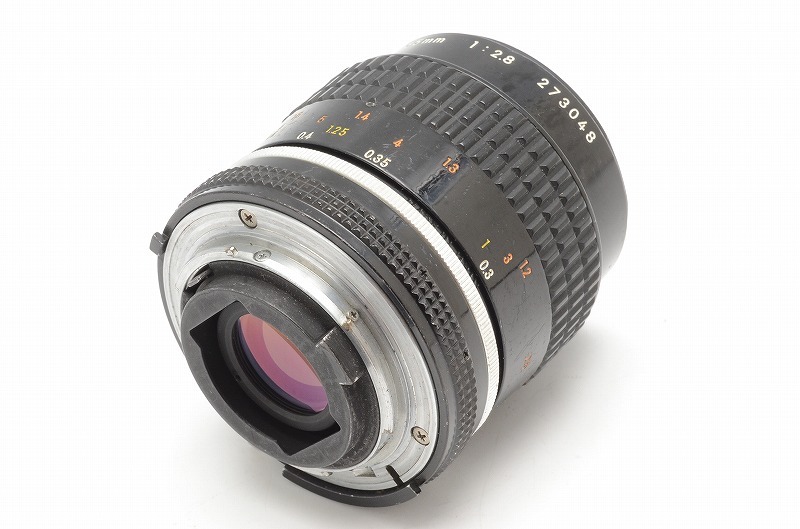 Nikon Ai-S Micro-NIKKOR 55mm F2.8 Ais ニコン 単焦点 マクロ MFレンズ4T029の画像5