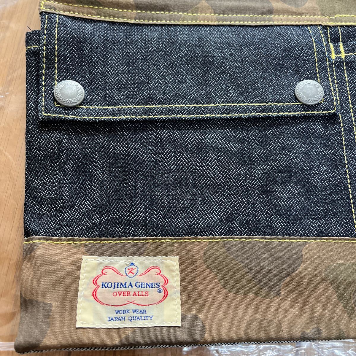 新品児島ジーンズ KOJIMA GENES DENIM POUCH デニムポーチ 多機能バッグ インディゴ日本製 MADE IN JAPAN_画像2