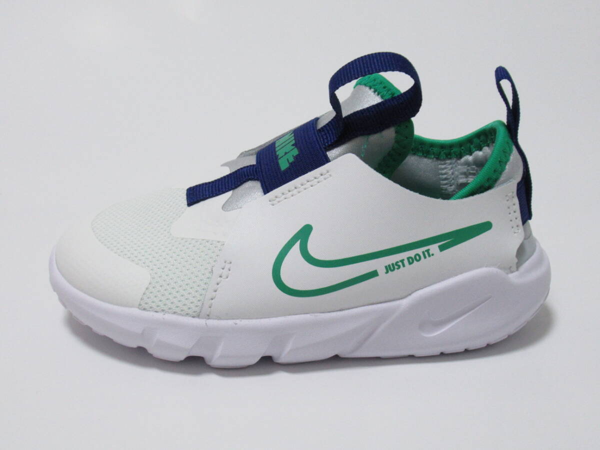 NIKE FLEX RUNNER 2 TDV ホワイト グリーン 15cm ナイキ フレックス ランナー スリッポン 白 緑 DJ6039-102_画像4