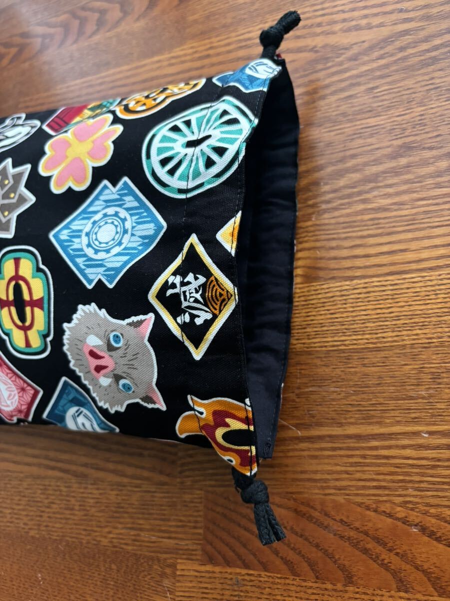 25.×20. sword. .. pouch hand made lunch sack case pouch ... blade anime goods day wheel sword black storage case interior 