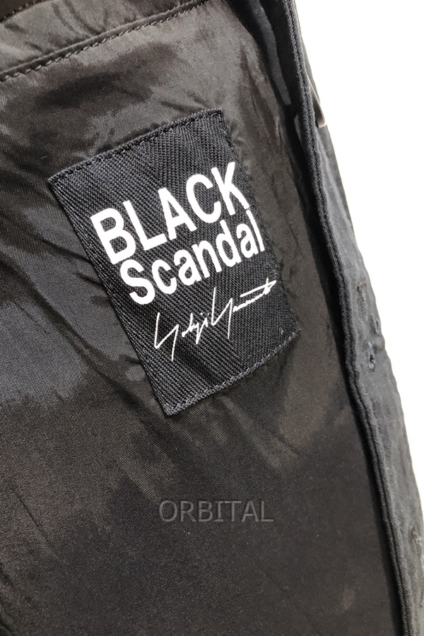 経堂) ブラックスキャンダル ヨウジヤマモト Yohji Yamamoto ドクタージャケット サイズ3 ブラック HR-J07-005 メンズの画像9