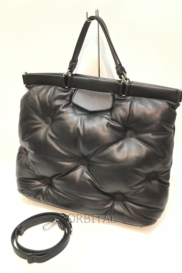 経堂) MAISON MARGIELA メゾンマルジェラ 11 トートバッグ Glam Slam グラムスラム S56WC0122 P4300 ラージ レザー 定価35万円_画像9