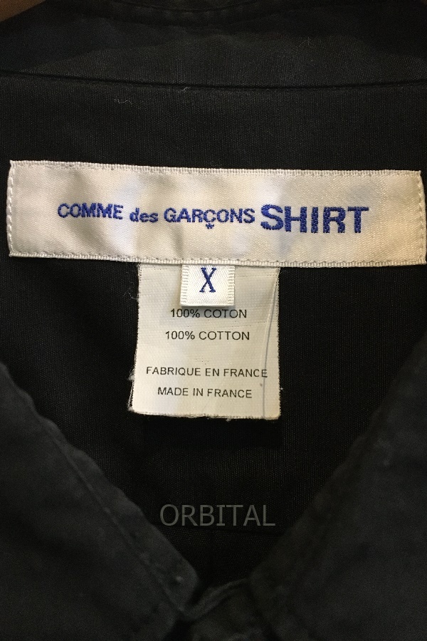 二子玉)COMME des GARCONS SHIRT コムデギャルソンシャツ FOREVER ワイドクラシックシャツ CDGS1PL メンズ X ※色あせ_画像7