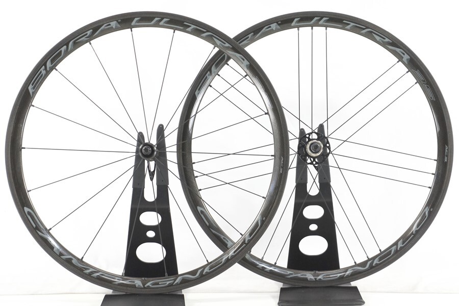 ◆◆カンパニョーロ CAMPAGNOLO ボーラ ウルトラ BORA ULTRA 35 AC3 TU カーボン チューブラー ロード ホイール シマノフリー 11速 100/130_画像1