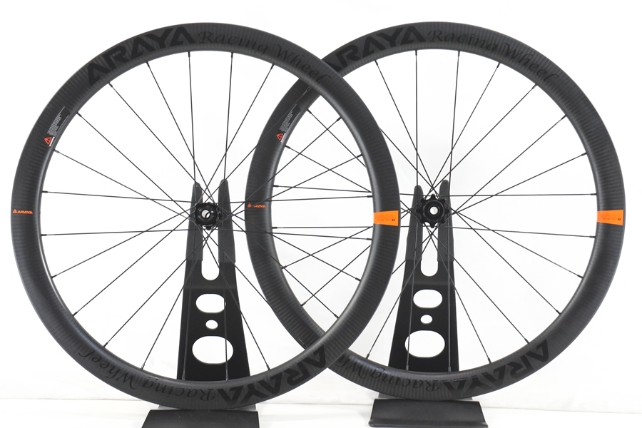 ◆◆アラヤ ARAYA RACING WHEEL クリンチャー チューブレス カーボン ロード ディスク ホイール シマノフリー 11速 12x100/142mm 700C