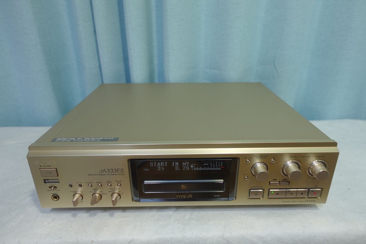 SONY MDS-JA333ES MDデッキ 動作品 リモコン付|Yahoo!フリマ SONY MDS-JA333ES MDデッキ 動作品 リモコン付|Yahoo!フリマ