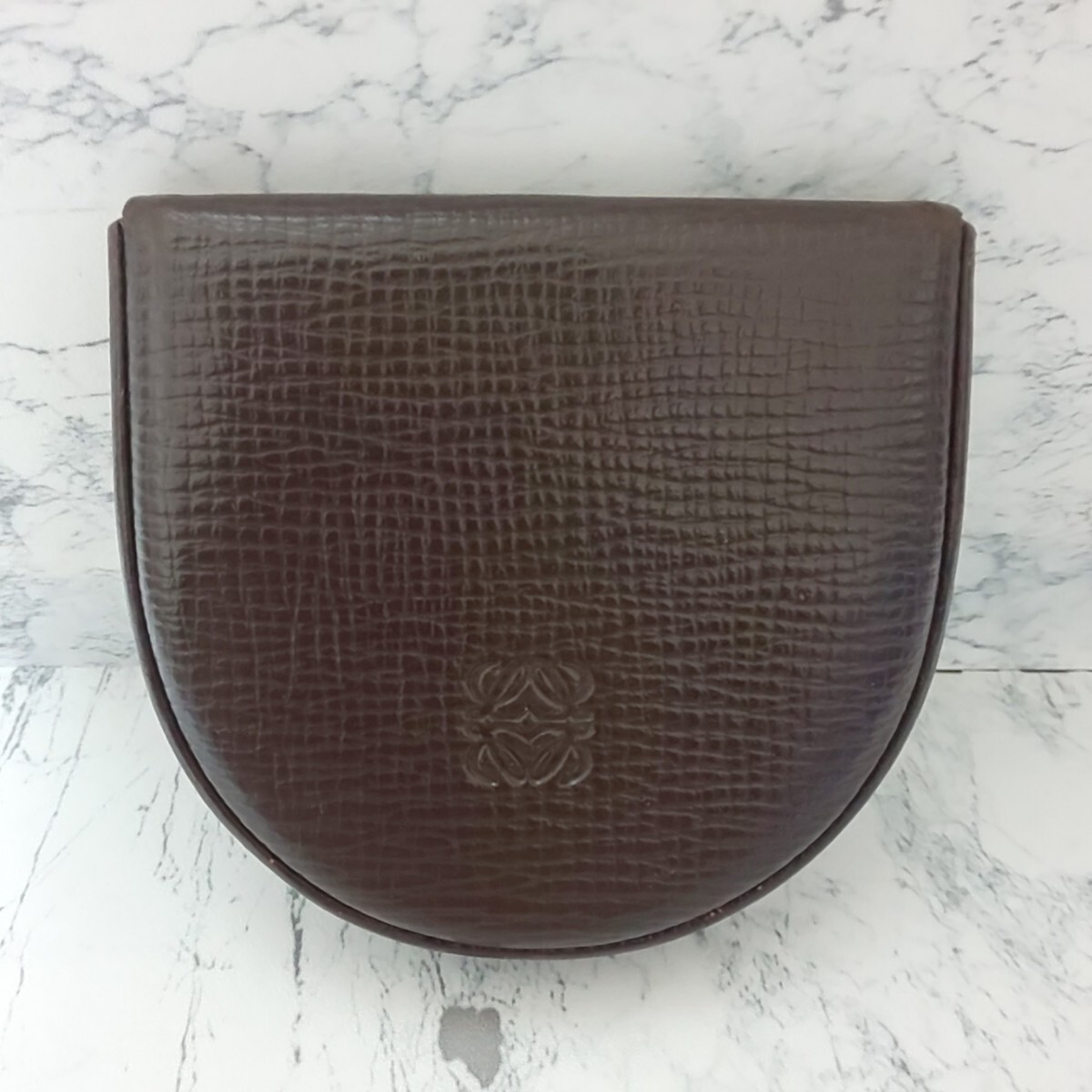 美品/希少】LOEWE ロエベ アナグラム コンパクトコインケース 美品/希少】LOEWE ロエベ アナグラム コンパクトコインケース