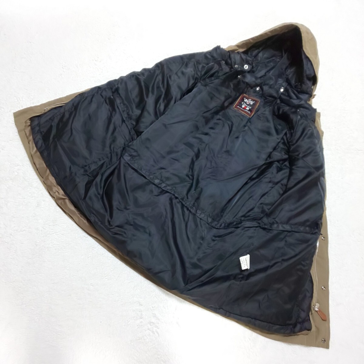 【極美品】VAN Jacket ヴァンヂャケット インナーダウン付3wayマウンテンパーカー ダウンジャケット フィールドジャケット カーキ 刺繍ロゴ