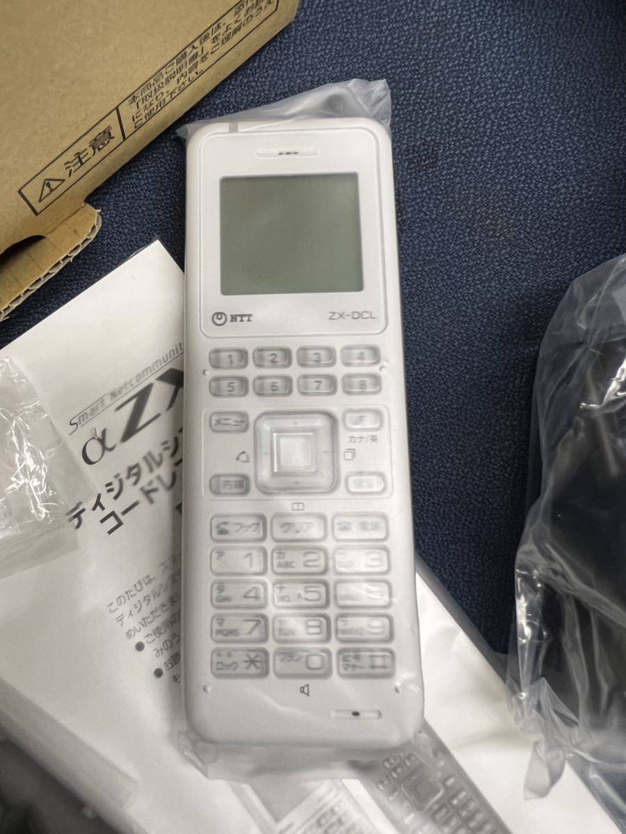 012D8447 не использовался NTT телефон беспроводной телефонный аппарат ZX-DCL- беспроводной телефонный аппарат -[1][W]0
