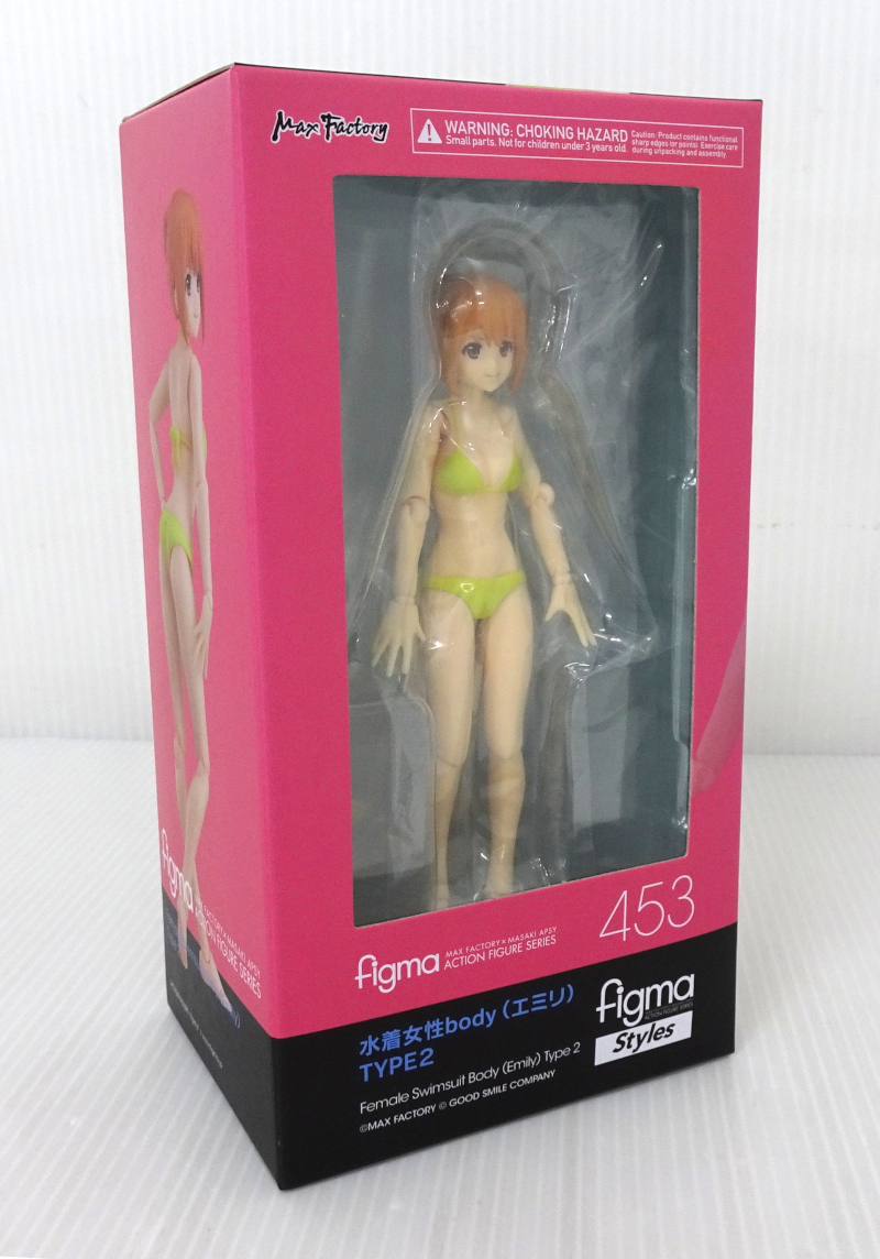 figma 453 水着女性body エミリ TYPE2 フィギュア 未開封_画像1