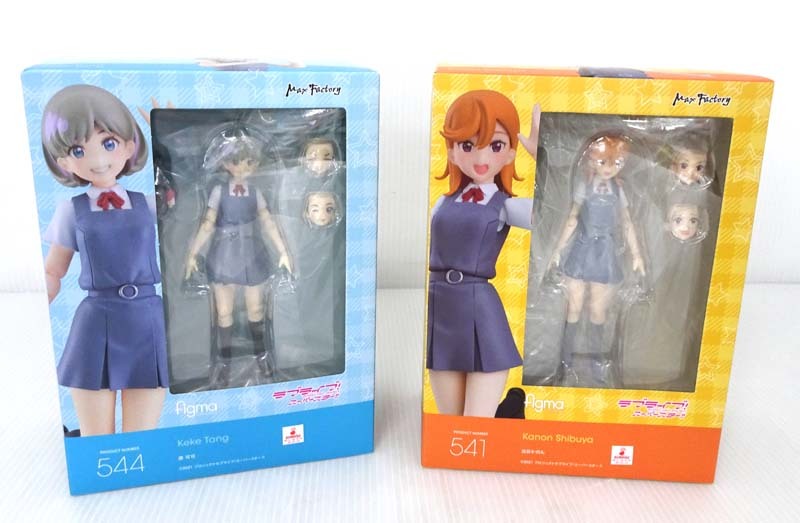 figma 541 544 ラブライブ！スーパースター!! 澁谷かのん 唐 可可 フィギュア 2点セット 未開封_画像1