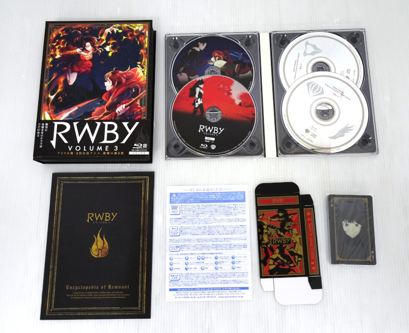 RWBY Blu-ray Volume 1~9 (4 volume ~9 volume unopened ) 9 volume set ruby all volume set 