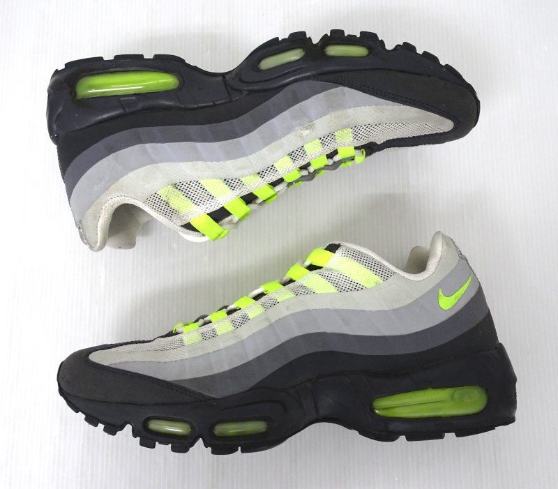 NIKE ナイキ 511306-040 AIR MAX 95 NO SEW NEON エアマックス95 ノーソウネオン 27.5cm_画像6