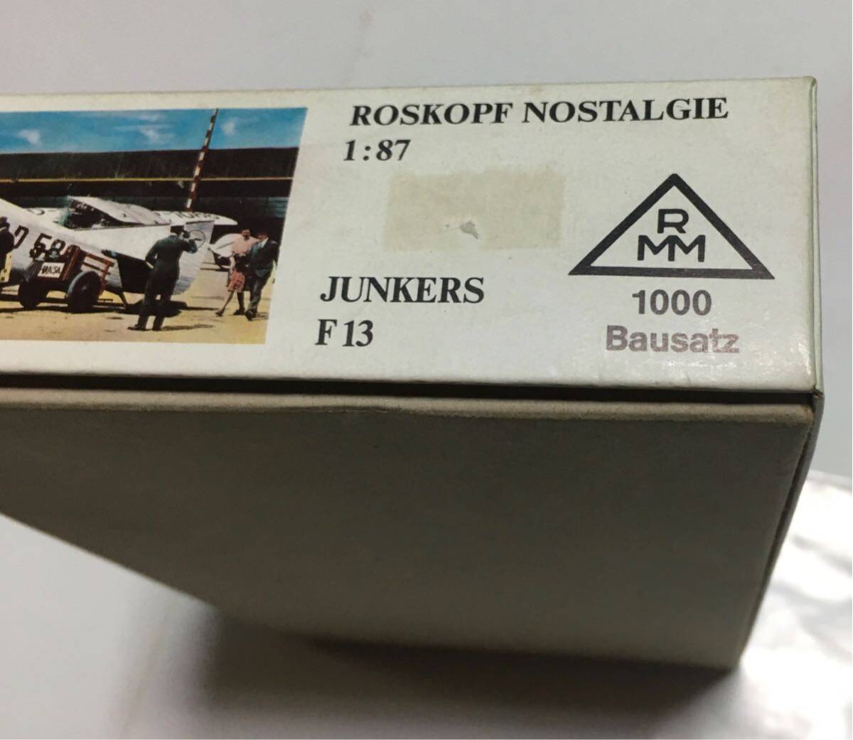 ROSKOPF( Rothco f) 1/87 JUNKERS(yun машина s) F13 внутри пакет нераспечатанный 