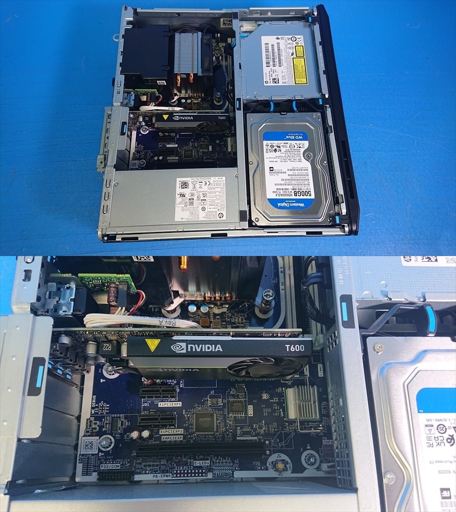 ■HP Z2 SFF G5 Workstation NVIDIA T600/Xeon w-1250/SSD512GB+HDD500GB/メモリ16GB/OS未#2_画像8