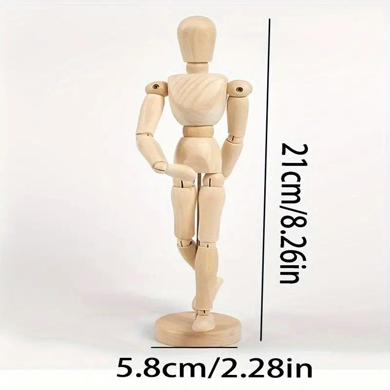 木製フィギュアモデル　デッサン　ジオラマ　人形　☆