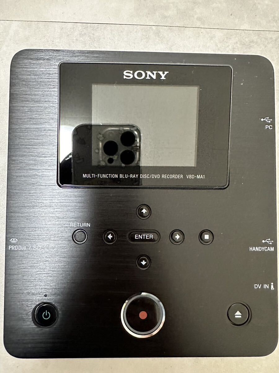 SONY ソニー　ブルーレイディスク/DVDライター VBD-MA1 元箱・取説付き ダビング 写真 映像 カメラ周辺機器 ディスクライター 60サイズ_画像4