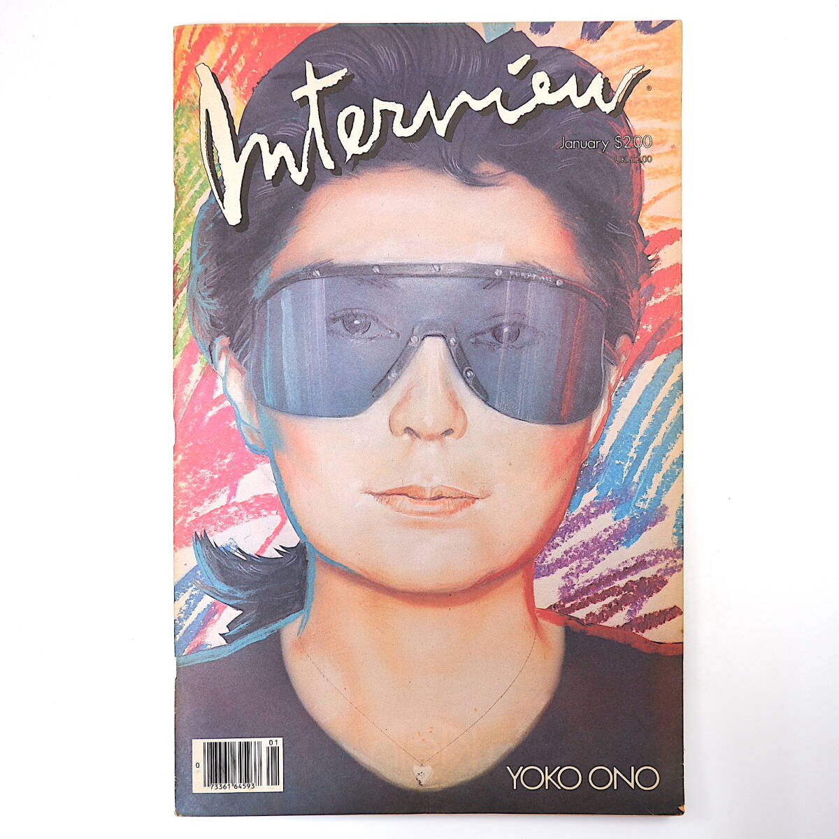 Interview magazine 1985年1月号◎オノヨーコ/ヴィムヴェンダース/ヴィンスジョルダーノ/アリスニール/アンディウォーホル - サブカルチャー Interview magazine 1985年1月号◎オノヨーコ/ヴィムヴェンダース/ヴィンスジョルダーノ/アリスニール/アンディウォーホル - サブカルチャー