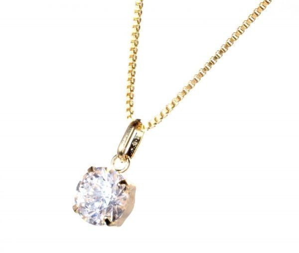 【輝き】Hカラー 0.5ct ダイヤモンド ネックレス 18金製 K18 国内生産品【高品質ダイヤ使用】 (刻印有 1-1212の画像7