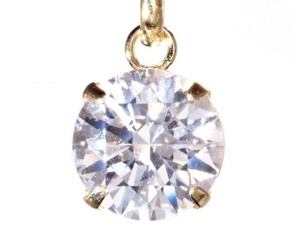【輝き】Hカラー 0.5ct ダイヤモンド ネックレス 18金製 K18 国内生産品【高品質ダイヤ使用】 (刻印有 1-1212の画像5