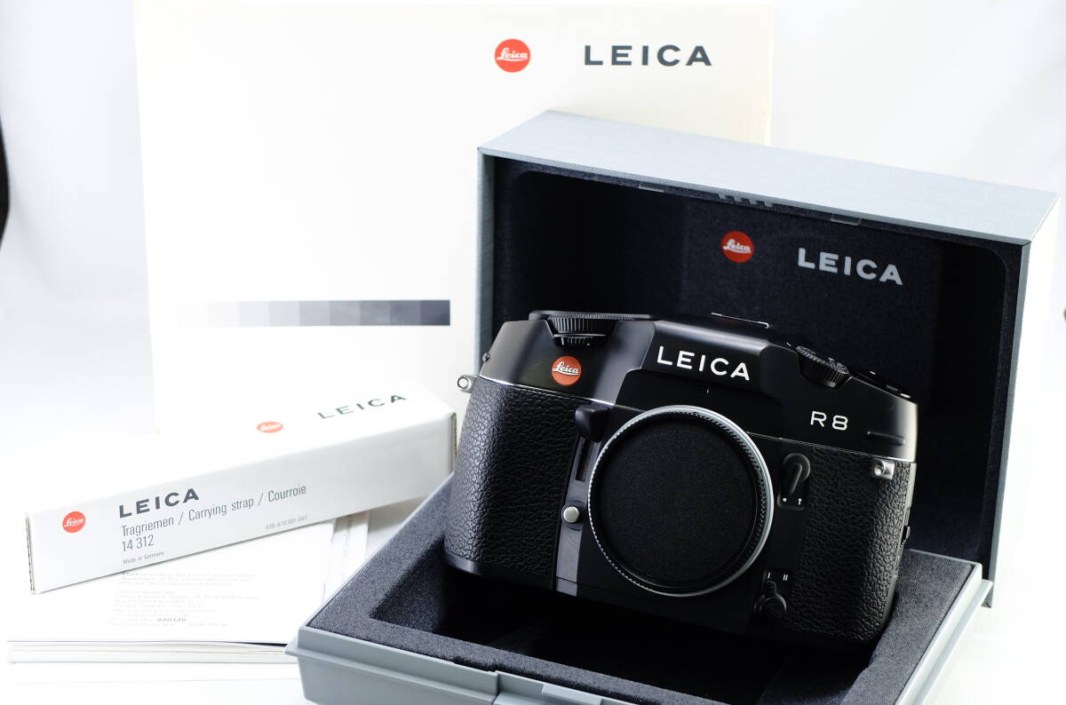 【C02E】【売り切り】Leica ライカ R8 ブラック ボディ フィルム一眼レフカメラ_画像1