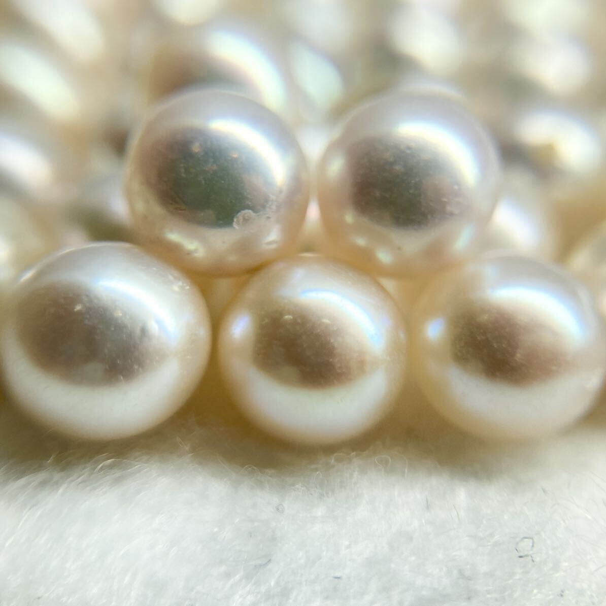 ◆アコヤ本真珠おまとめ500ct◆M 約100g 約8.0mmパール 裸石 宝石 ジュエリー グレーjewelry pearl _画像1