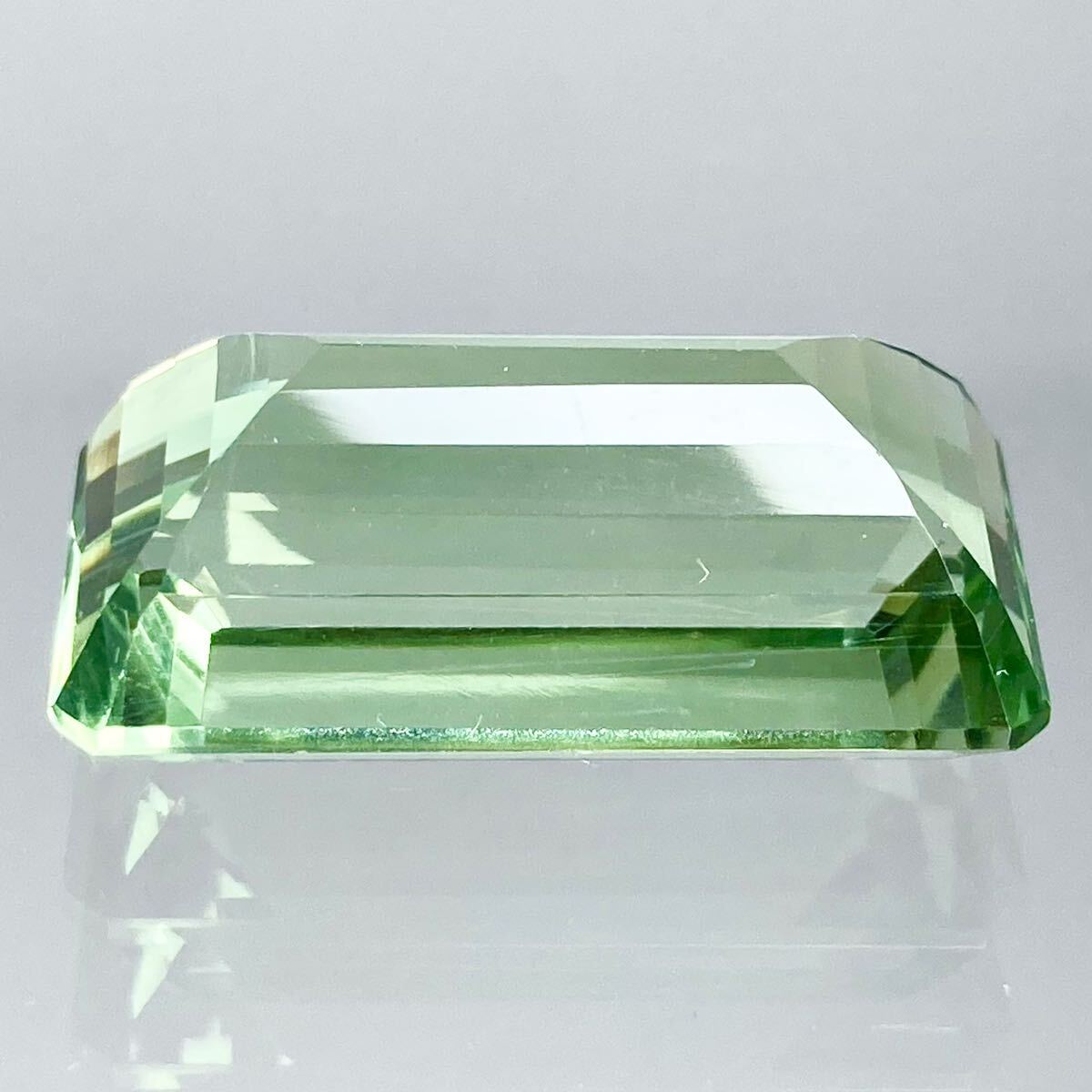 ◆天然グリーンクォーツ20.050ct◆m 約22.1×12.0×9.2mm ルース 裸石 宝石 ジュエリー jewelry green 緑 クリスタル crystal quartz _画像2
