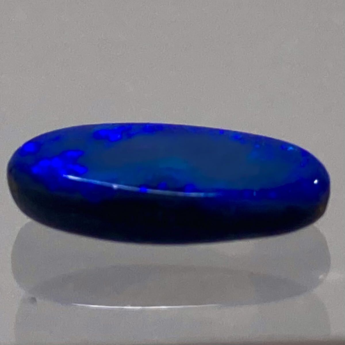 遊色効果!!◆天然ブラックオパール1.561ct◆m 約11.5×6.9mm ルース 裸石 宝石 ジュエリー jewelry opal テEA5 BJ1/BJ1の画像3