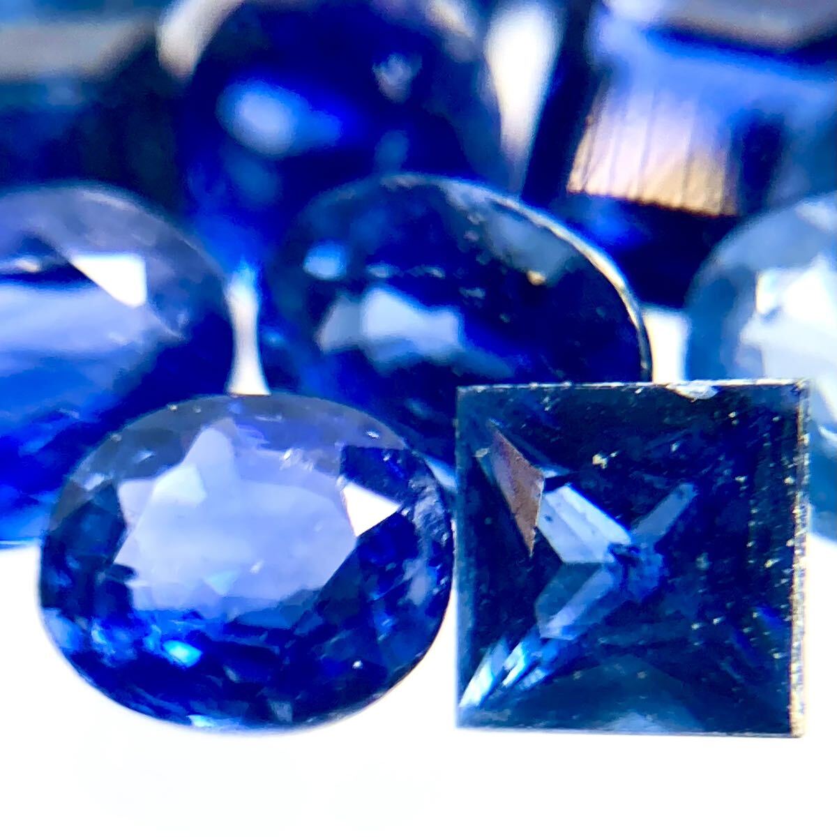 ◆天然サファイアおまとめ30ct◆m 裸石 宝石 Sapphire sapphire サファイア コランダム 藍玉 jewelry ジュエリー ②_画像2