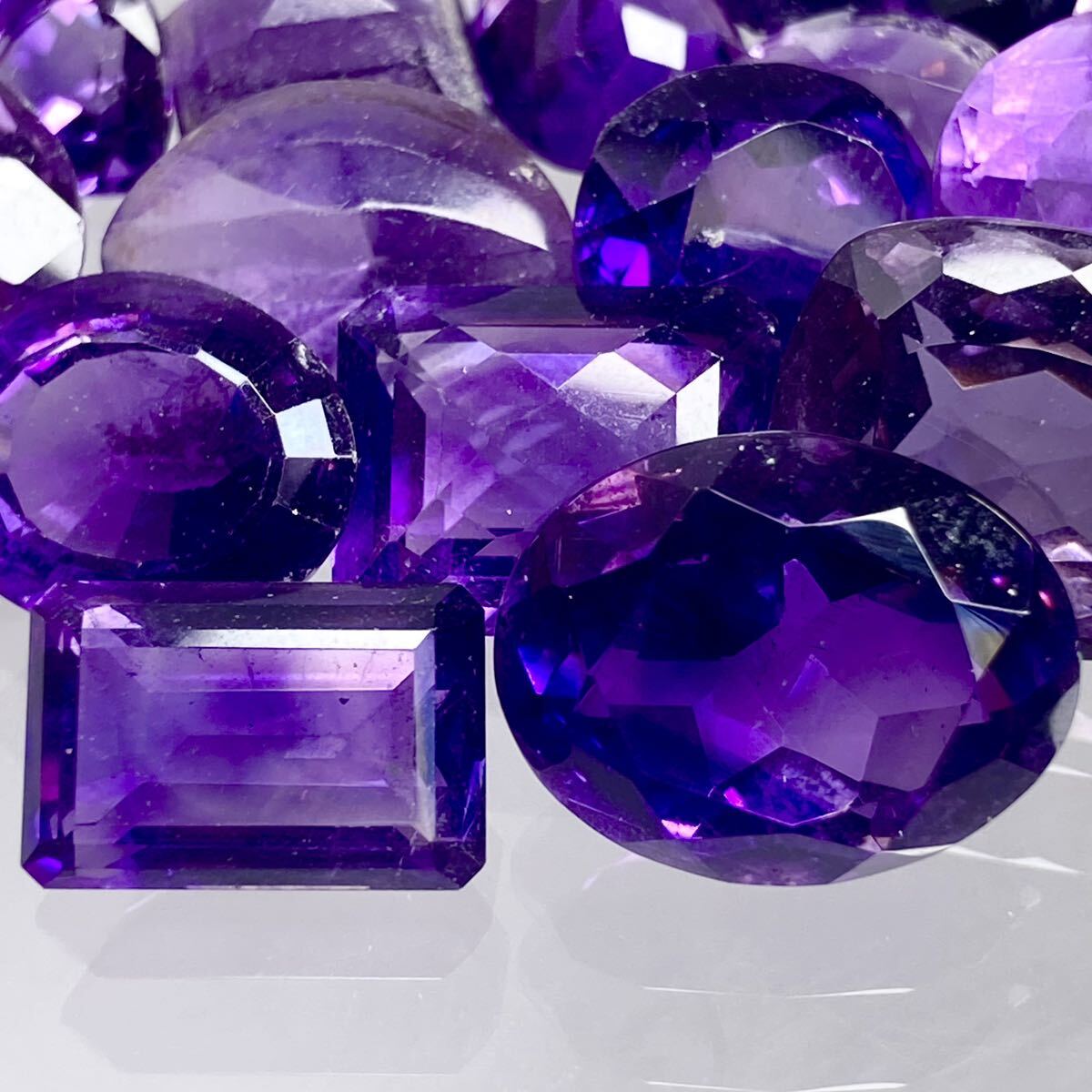 ◆天然アメジストおまとめ300ct◆m ルース 裸石 宝石 ジュエリー jewelry アメジスト amethyst②_画像1